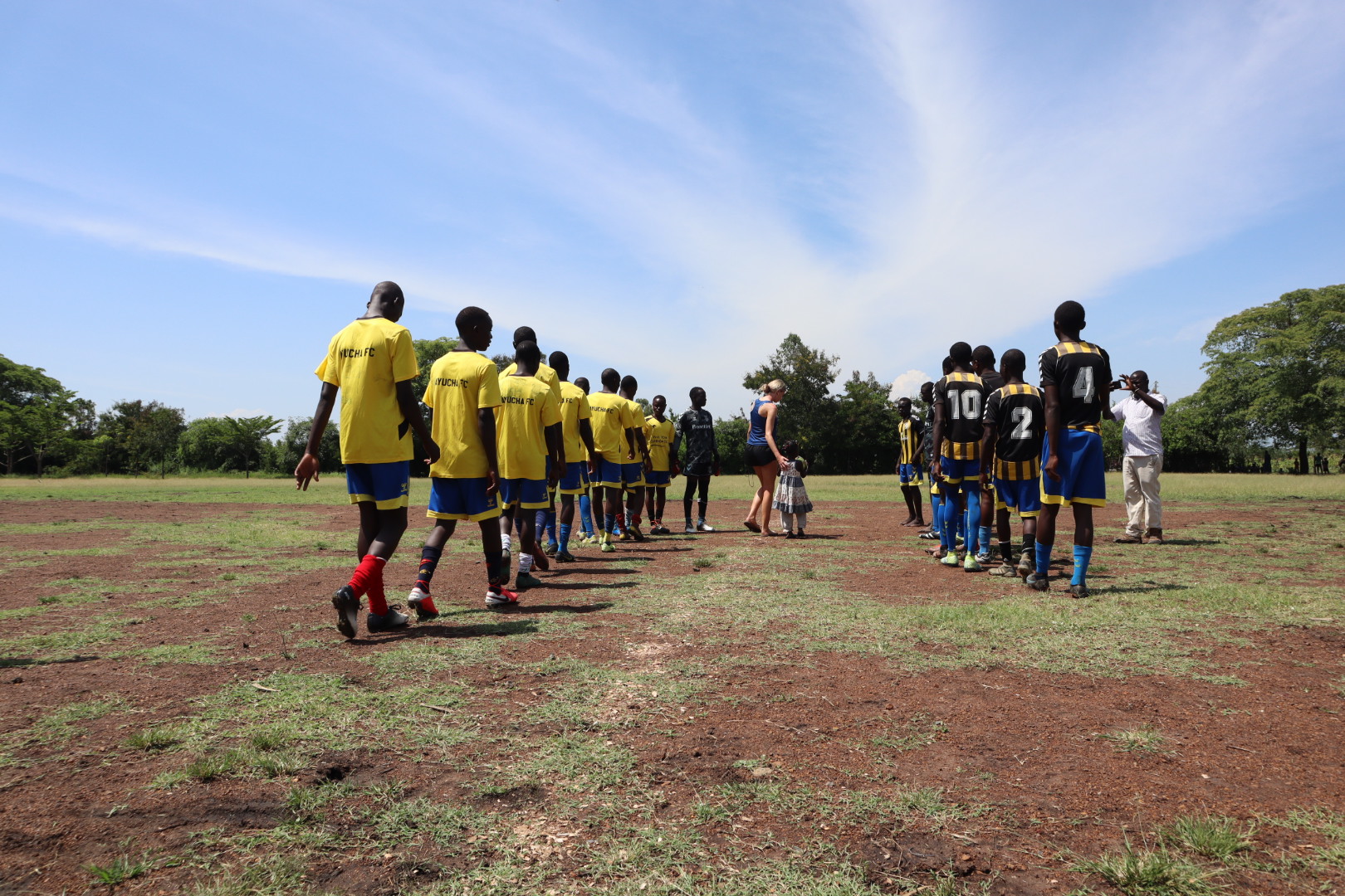 Grassroots football league match